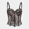 Bustier Slip Lace Patchwork Cami Top