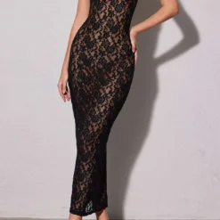 Lace Bustier Slit Slip Maxi Dress -Women's Clothing Store 0085eaed fde8 4eec afe6 92ae11c3f558