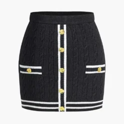 Color Block Print Knit Button Skirt 14 Color Block Print Knit Button Skirt -Women's Clothing Store 010af3a7 f393 4d4d 96dd 89a353bc5e42