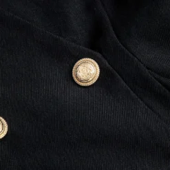 Solid Double Breasted V-Neck Mini Dress -Women's Clothing Store 01e166fe 3262 42b7 a423 93707d865ada