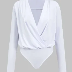 Ruched V-Neck Long Sleeve Bodysuit 7 Ruched V-Neck Long Sleeve Bodysuit -Women's Clothing Store 026892ad 9668 4b95 a896 374ef24840be