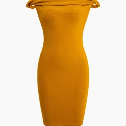 Asymmetrical Shoulder Twist Knot Sleeveless Mini Dress -Women's Clothing Store 02c33a6a 29d6 43da a253 633530909f6e