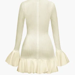 Solid Puff Bell Sleeve Mini Dress -Women's Clothing Store 03f599af a31f 4666 90be d89d9e68b6c6