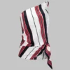 Stripes Print Asymmetrical Tank Top