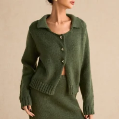 Knitted High Waist Skirt -Women's Clothing Store 04a779f5 c6a7 4525 8283 526af2129f78