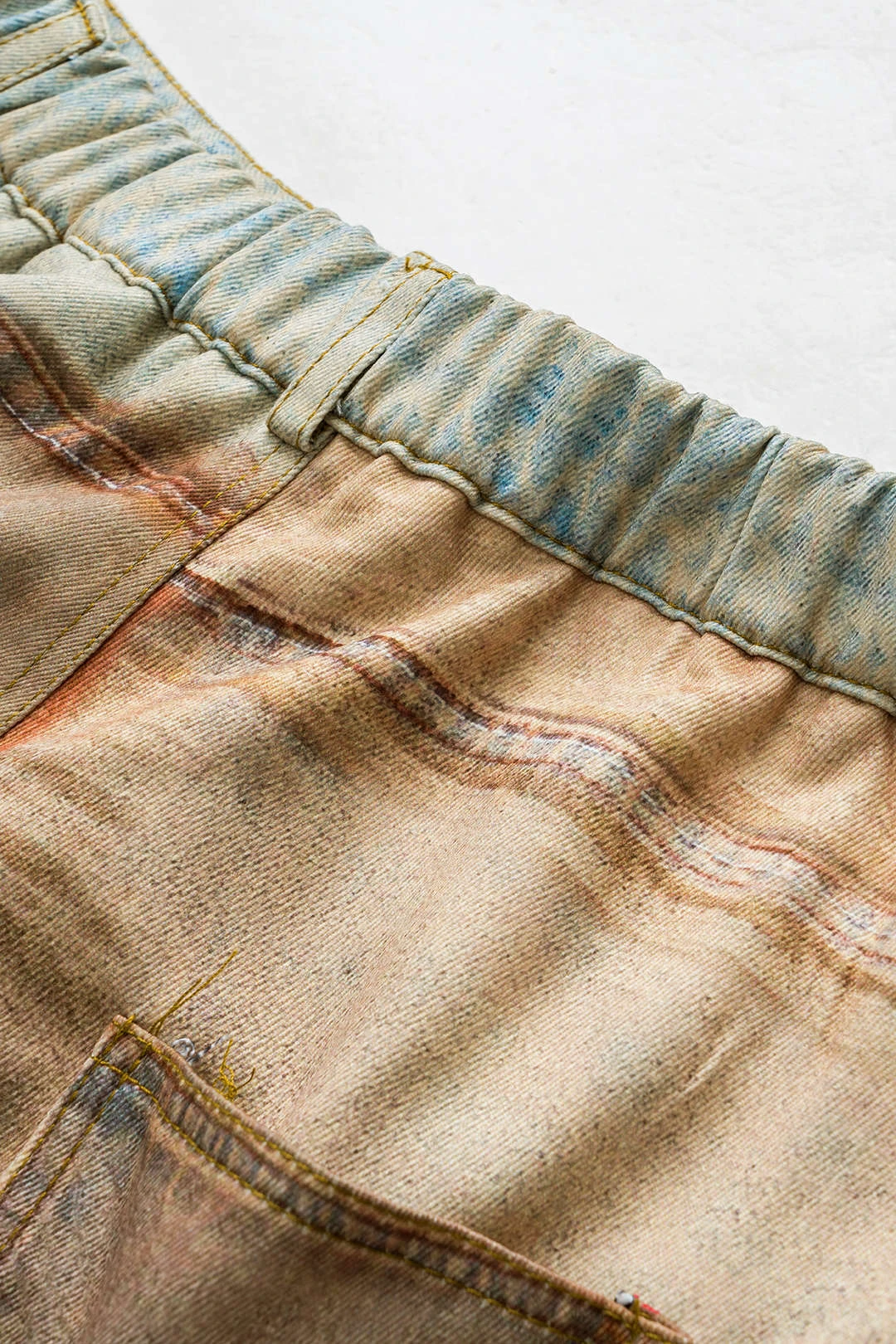 Abstract Print Button Pocket Trousers 6 Abstract Print Button Pocket Trousers - Image 6