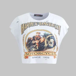 Motorbike Graphic Print Sleeveless T-Shirt -Women's Clothing Store 054154d9 d775 4df3 b666 1f4a073bc505