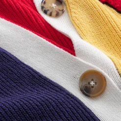 Knit Button Contrast Tank Top -Women's Clothing Store 057b4ba6 60de 4029 b480 d49ac670ff1f