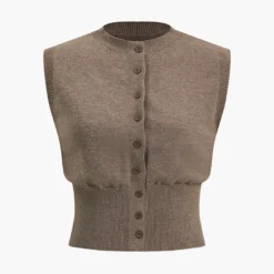 Button Sweater Tank Top -Women's Clothing Store 0616e321 f3be 40cf a77c ce401b04d4ff