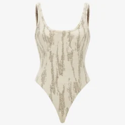 Ripped Sleeveless Bodysuit