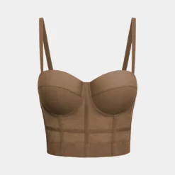 Mesh Underwire Bustier Top