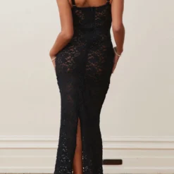 Lace Slip Slit Maxi Dress -Women's Clothing Store 06e588c8 4a52 4acc ae5c 6dbadbacf3b9