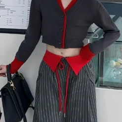 Patchwork Long-Sleeve Shirt