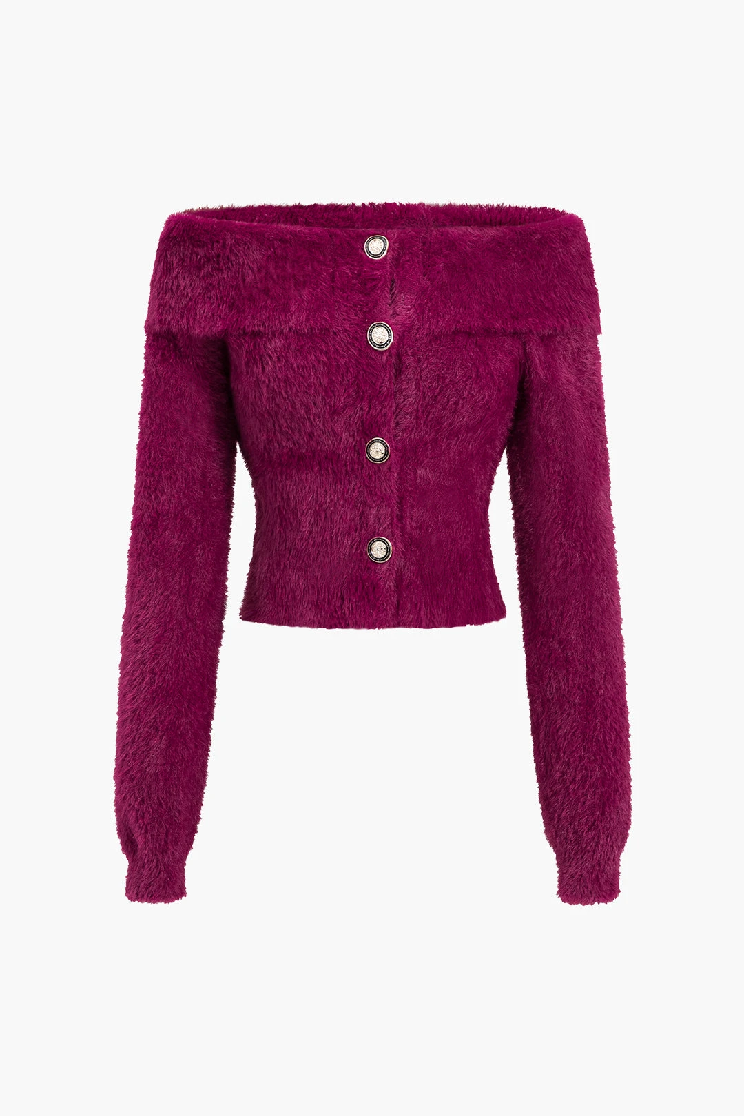 Sweater Off Shoulder Long-Sleeve Top 1 Sweater Off Shoulder Long-Sleeve Top