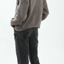 Patchwork Denim Knit Color Block Button Asymmetrical Pocket Cardigan -Women's Clothing Store 083a5287 1626 4ceb bcaa 4d107f337d6c