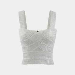 Zip Back Crop Bandage Tank Top -Women's Clothing Store 095049f9 7c5a 4dbb aa4c bee2e867b01b