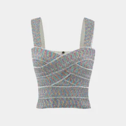 Zip Back Crop Bandage Tank Top -Women's Clothing Store 09d9efe6 d265 4ea6 a4c7 7741c562372e