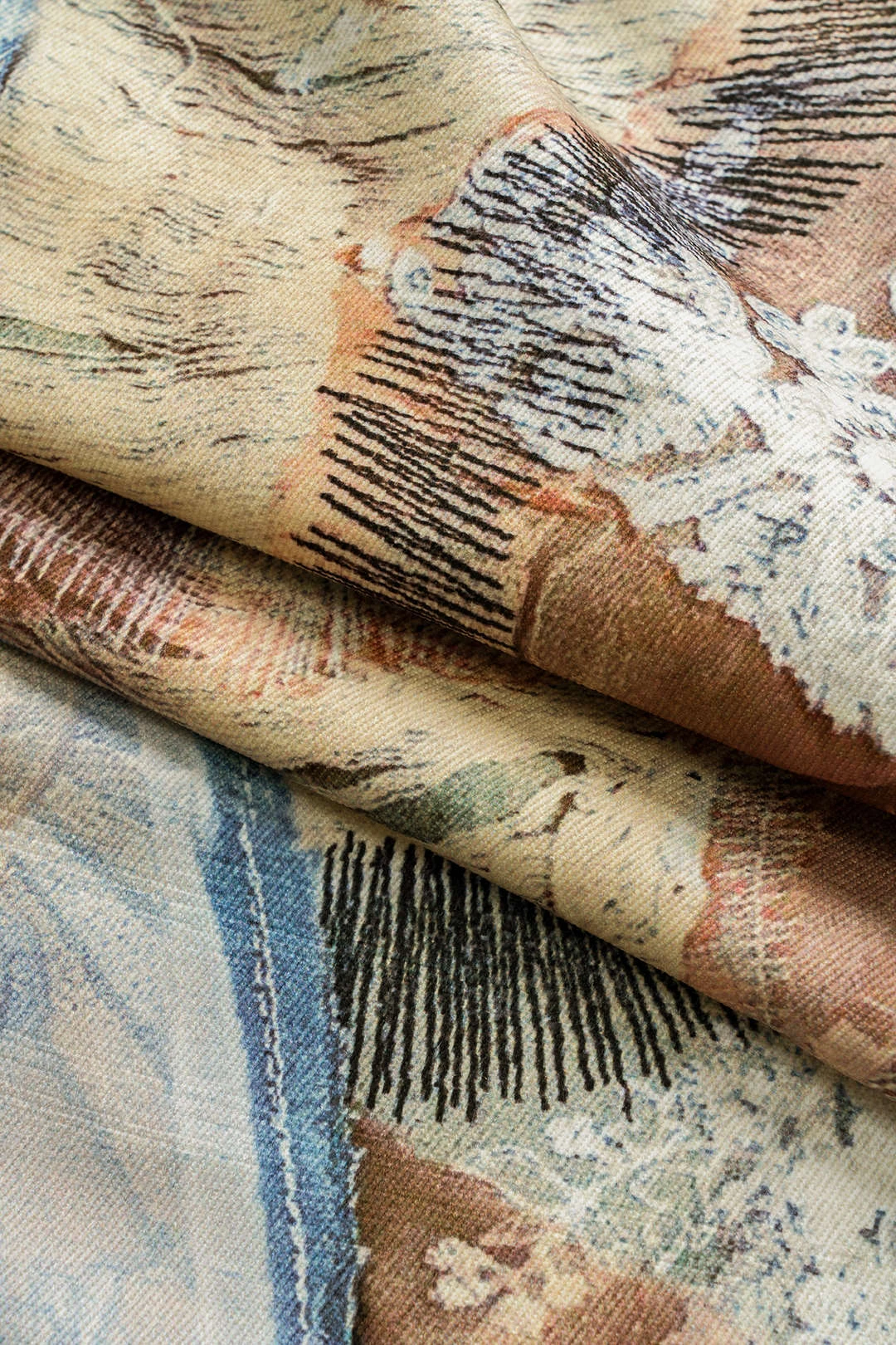 Abstract Print Button Pocket Trousers 5 Abstract Print Button Pocket Trousers - Image 5