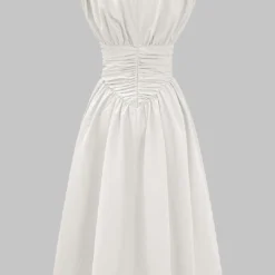 Solid Ruched Maxi Dress -Women's Clothing Store 0a1db583 27c0 4e28 b678 9feab4f236ab