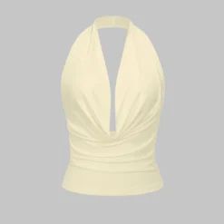 Backless Halter Deep V Tank Top -Women's Clothing Store 0adee567 88d4 491d ab02 74572ab251ec