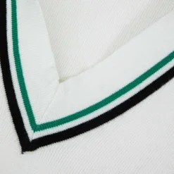 Knit Color Block V-neck Short-Sleeve Top -Women's Clothing Store 0b79c576 e5a2 4fed a3da d1cf391e30f6