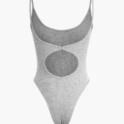Basic Solid Cut Out Bodysuit -Women's Clothing Store 0bfdc314 bd30 4a27 b8f4 46056dd7bdc8