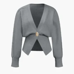 V-neck Sweater Cardigan -Women's Clothing Store 0e4ff797 5a26 4960 89f5 d87edf3d94c6