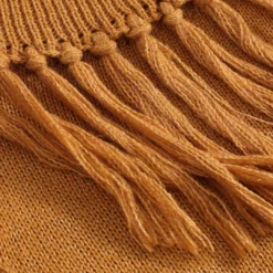 Sweater Fringe Off-Shoulder Top -Women's Clothing Store 0e52149a 5d2c 478b ab5a efd374fb74c8