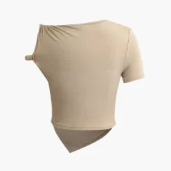 Twist Asymmetrical T-shirt -Women's Clothing Store 0f5150e9 6167 4830 9fcf 130dcb21ea84