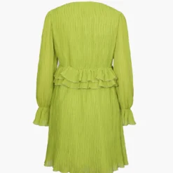 V-Neck Ruffle Detail Mini Dress -Women's Clothing Store 10f61417 0210 4615 87d1 035ad31fddb9