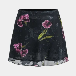 Floral Print Chiffon Skirt