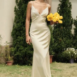 Lace Patchwork V-neck Slip Maxi Dress -Women's Clothing Store 11afdeea 5277 43c8 a840 ba84ff0f456e