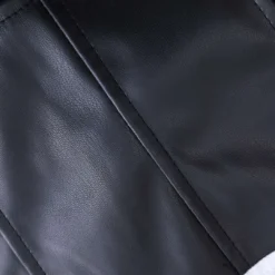 Patchwork Faux Leather Long-Sleeve Shirt -Women's Clothing Store 11f34bde e76d 405a bba1 73b29a7570b7