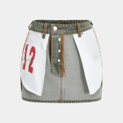 Reversible Denim Pocket Mini Skirt -Women's Clothing Store 127b7726 0b91 413d a8b4 5d34d42520ef