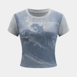 Retro Print Short Sleeve T-Shirt