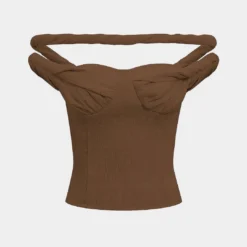 Twist Knot Zipper Tank Top -Women's Clothing Store 1403778b 83fd 48fa 9eae dfed45b15a25