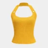 Halter Neck Backless Sleeveless Tank Top
