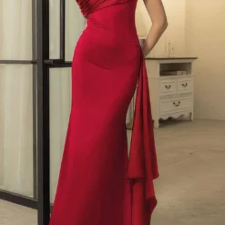 Patchwork Off-Shoulder Draped Bow Detail Maxi Dress -Women's Clothing Store 148962ea 8f77 4932 904f a53fcd41cb32