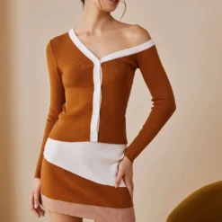 Color Block Print Knit Asymmetrical Long-Sleeve Top 13 Color Block Print Knit Asymmetrical Long-Sleeve Top -Women's Clothing Store 1599df20 dc60 46c0 859c 41a20371c90c