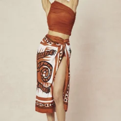 Abstract Print Knot Maxi Skirt -Women's Clothing Store 1693530a 1029 419b b55d af0e89312be3