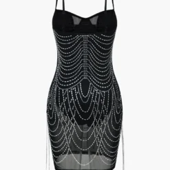 Chain Fringe Mini Dress -Women's Clothing Store 16f4a94b d2cf 4c10 94b3 c4751ea026f2