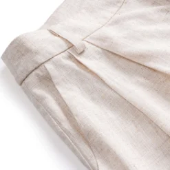 Linen Pleated High Waist Shorts -Women's Clothing Store 196ddd25 4cbf 4647 8800 081ef92f0d97