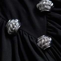 Metallic Ruched Sleeveless Maxi Dress -Women's Clothing Store 19b91646 036f 4af3 8340 e256ccc3e390