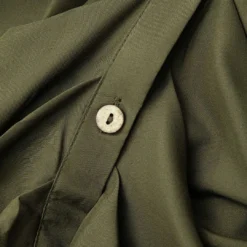 Solid Button Long Sleeve Midi Dress -Women's Clothing Store 1b23b03e 04f8 4710 a19b f1166edf765b