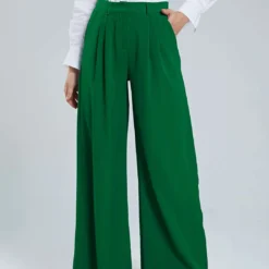 Basic Wide Leg Suit Pants -Women's Clothing Store 1bd3f81b 8d32 4283 a386 c3103c48f096