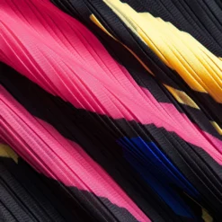 Color Block Print Pleated V-Neck Batwing Sleeves Maxi Dress -Women's Clothing Store 1bd84095 2cb5 44bc 9f6d aa8d80129b08