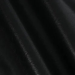 Contrast Pleated Faux Leather Midi Skirt -Women's Clothing Store 1db2b309 f29c 4994 ad56 2f46a4a047ab