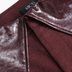 Faux Leather Patchwork Mini Skirt -Women's Clothing Store 1f7b144f 532e 4081 9f37 8977da2c58b6