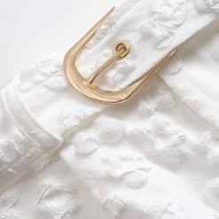 Jacquard Belted Shorts -Women's Clothing Store 206ba50e 1602 4de8 a79b 6f9af46b62f0