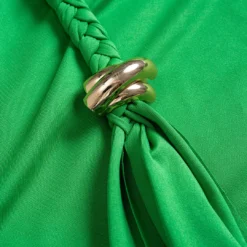 Metallic Decor Braided Ruched Skirt -Women's Clothing Store 2137979d 35dd 4fcf 9a8c dee397112cc8